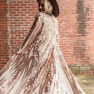 Southern Fried Chics Rose Gold Royal Duster